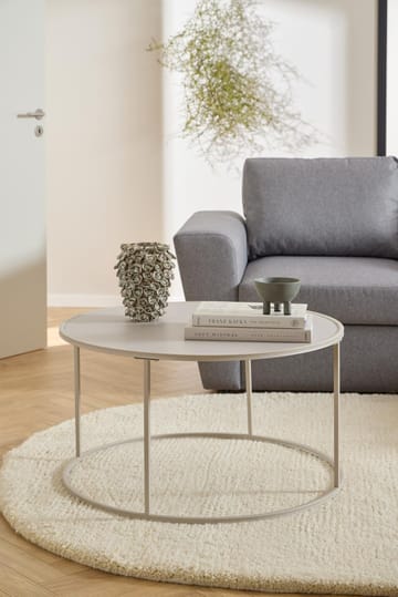 Hasslevik Soffbord 80 cm Rund - Varmgrå - Products - Möbler - Bord & matgrupp - Soffbord