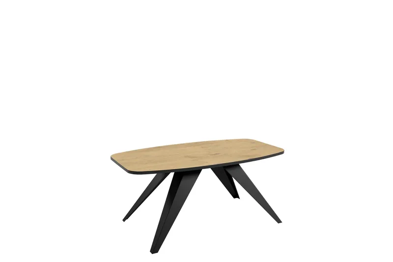 Hilts Soffbord 120 cm, Svart/Beige