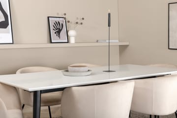 Jimmy Matgrupp 195 cm Rektangulär med 6 Berit stolar - Beige - Products - Möbler - Bord & matgrupp - Matgrupp