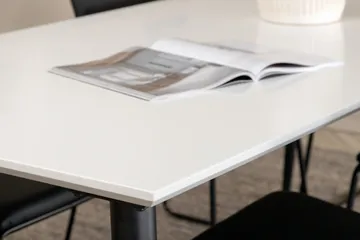 Jimmy Matgrupp 195 cm Rektangulär med 6 Kenth Stolar - Svart - Products - Möbler - Bord & matgrupp - Matgrupp