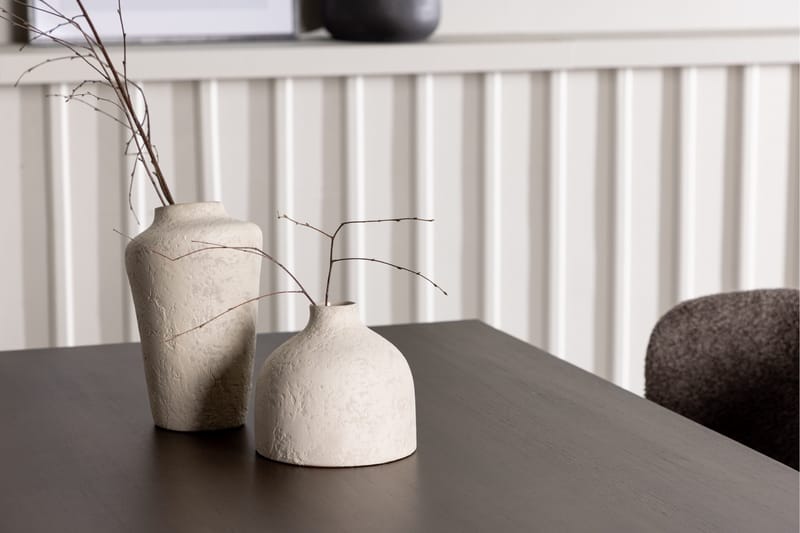 Kaseidon Matgrupp 120 cm Rektangulär med 4 Modesto stolar - Mörkbrun - Products - Möbler - Bord & matgrupp - Matgrupp