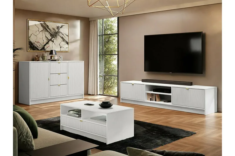 Kintore Soffbord 50 cm - Vit - Products - Möbler - Bord & matgrupp - Soffbord