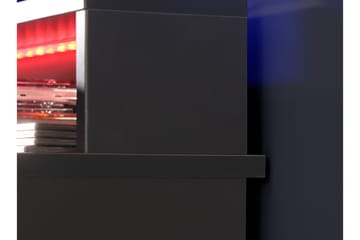 Bays Gaming Skrivbord 160 cm med Förvaring 2 Hyllor - Svart - Products - Möbler - Bord & matgrupp - Kontorsbord - Datorbord