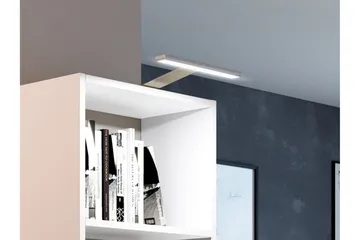 Gdeide Skrivbord 125 cm med Förvaring Hylla - Vit - Products - Möbler - Bord & matgrupp - Kontorsbord - Datorbord