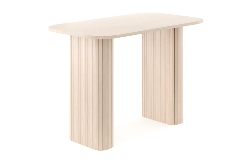 Kopparbo Skrivbord 100 cm Vitlaserad Ek - Ljust vitlaserat ekträ - Products - Möbler - Bord & matgrupp - Kontorsbord - Datorbord