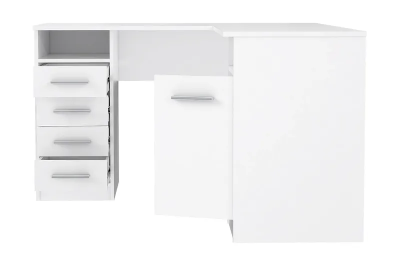 Baacwood Skrivbord 125 cm - Vit - Products - Möbler - Bord & matgrupp - Kontorsbord - Skrivbord - Hörnskrivbord
