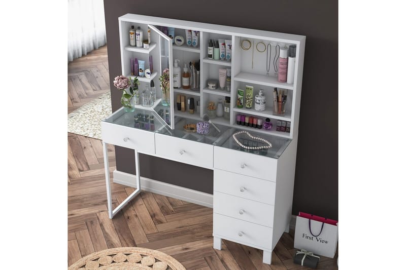 Talros Sminkbord 120 cm - Vit - Products - Möbler - Bord & matgrupp - Kontorsbord - Datorbord