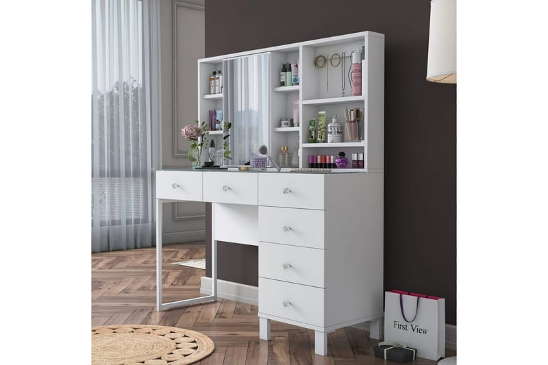 Talros Sminkbord 120 cm - Vit - Products - Möbler - Bord & matgrupp - Kontorsbord - Datorbord