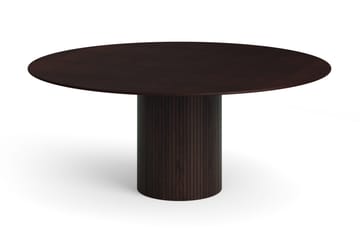 Kopparbo Runt Matbord 180 cm Fanér - Rökt ek - Products - Möbler - Bord & matgrupp - Matbord & köksbord