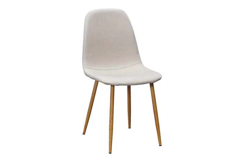Kronblom Matbord 120 cm +  4 st Nibe stol beige med ek ben - Vit/Beige - Products - Möbler - Bord & matgrupp - Matgrupp
