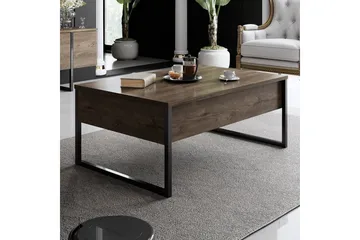 Luxe Soffbord 90x40 cm Brun/Svart - Hanah Home - Products - Möbler - Bord & matgrupp - Soffbord