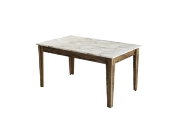 Lissione Matbord 145x88 cm Brun/Vit - Hanah Home - Products - Möbler - Bord & matgrupp - Matbord & köksbord