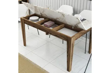 Lissione Matbord 145x88 cm Brun/Vit - Hanah Home - Products - Möbler - Bord & matgrupp - Matbord & köksbord
