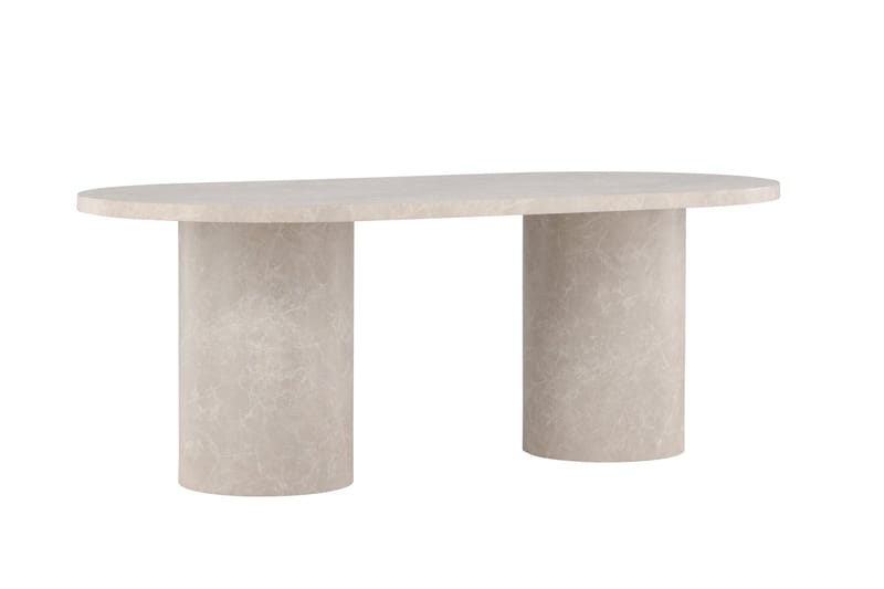 Matbord Peach Narvik Dining Table 100x200 cm - Beige Marblelook / Beige - Products - Möbler - Bord & matgrupp - Matbord & köksbord