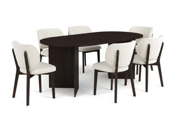 180 cm - Svartlaserad ek