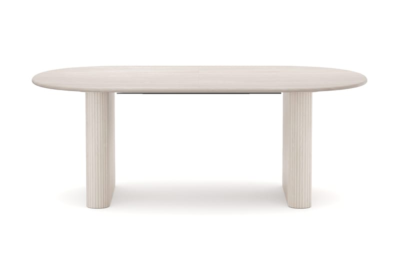 Noira Förlängningsbart Matbord 220/320x100 cm Fanér - Vitlaserad - Products - Möbler - Bord & matgrupp - Matbord & köksbord
