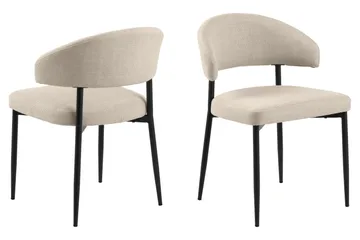 Noira Ovalt Matbord 220 cm med 6 Sawako Stolar - Brun - Products - Möbler - Bord & matgrupp - Matgrupp