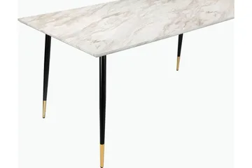 Oktoos Matbord 160 cm - Grå/Vit/Svart/Guld - Products - Möbler - Bord & matgrupp - Marmorbord