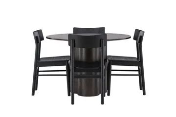 Olivia Matgrupp + 4 stolar - Mocca - Products - Möbler - Bord & matgrupp - Matgrupp