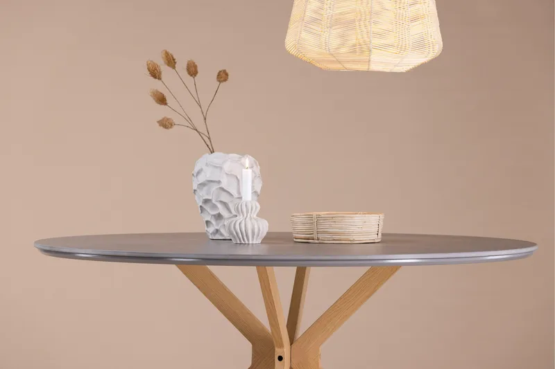 Piazza Runt Matbord 120 cm - Grå - Products - Möbler - Bord & matgrupp - Matbord & köksbord