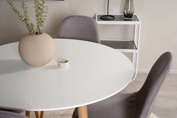 Plaza Matgrupp 100 cm Rund med 4 Polar stolar - Natur - Products - Möbler - Bord & matgrupp - Matgrupp