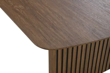 Richeto Matbord Rökt Ek 180 cm - Brun / Ribbad - Products - Möbler - Bord & matgrupp - Matbord & köksbord