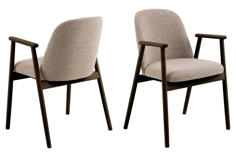 Richeto Matgrupp 210 cm med 6 Reciclar Matstolar - Rökt ek - Products - Möbler - Bord & matgrupp - Matgrupp