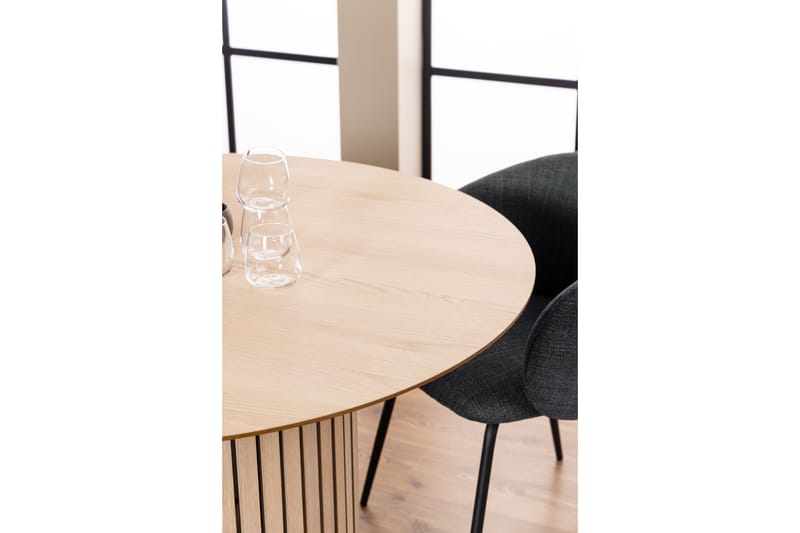 Sakie Matbord 120 cm Rund - Vit - Products - Möbler - Bord & matgrupp - Matbord & köksbord