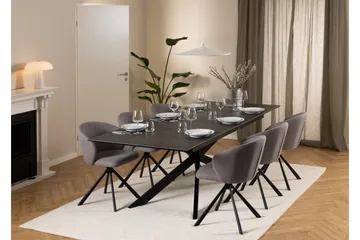 Salupa Matbord 240x100 cm - Svart - Products - Möbler - Bord & matgrupp - Marmorbord