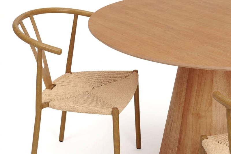 Siena Matgrupp runt 110 cm Ek med 4 Elysia Matstolar - Ek - Products - Möbler - Bord & matgrupp - Matgrupp
