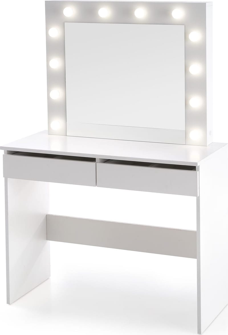 Facada vitt sminkbord med belysning 94 x 43 cm - Vit - Products - Möbler - Bord & matgrupp - Sminkbord & toalettbord