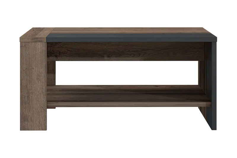 Elhovo Soffbord 90 cm - Brun/Svart - Products - Möbler - Bord & matgrupp - Soffbord - Soffbord med förvaring