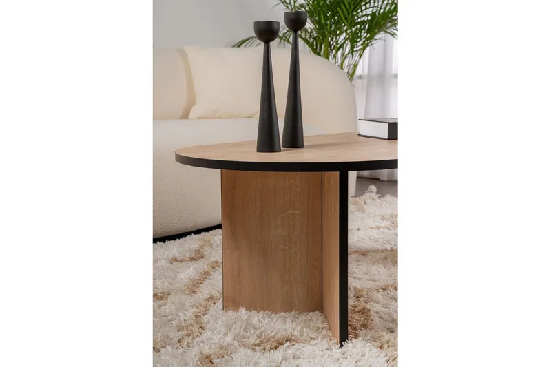 Soffbord Hasina Safirek Svart - Safirek Svart - Products - Möbler - Bord & matgrupp - Soffbord