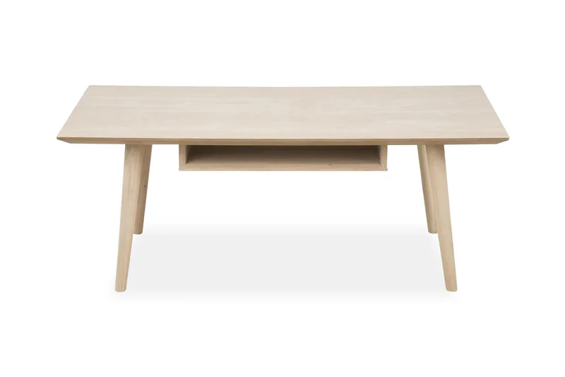 Myrviken Soffbord 115 cm, Vitpigmenterad Ek