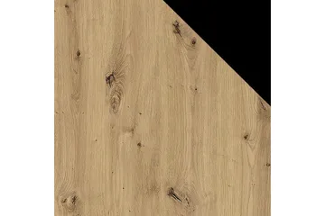 Quant Soffbord 100 cm med Förvaring 2 Lådor + Hylla - Ekfärg/Svart - Products - Möbler - Bord & matgrupp - Soffbord - Soffbord med förvaring