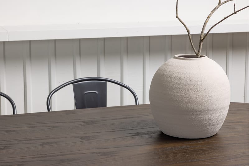 Stone Matgrupp 220 cm Oval med 4 Tempe stolar - Mocca - Products - Möbler - Bord & matgrupp - Matgrupp