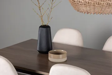 Tempe Matgrupp 140 cm Rektangulär med 4 Polar stolar - Beige - Products - Möbler - Bord & matgrupp - Matgrupp