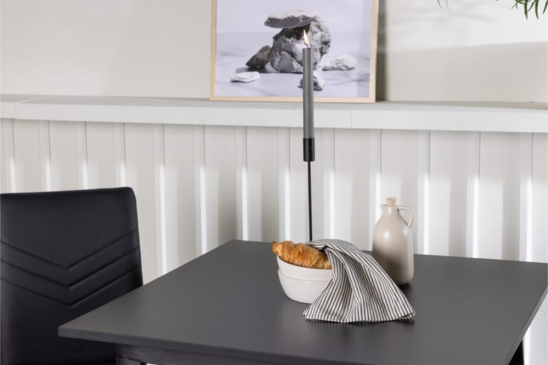 Tempe Matgrupp 80 cm Rektangulär med 2 Lily stolar - Svart - Products - Möbler - Bord & matgrupp - Matgrupp