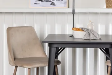 Tempe Matgrupp 80 cm Rektangulär med 2 Night Stolar - Svart - Products - Möbler - Bord & matgrupp - Matgrupp