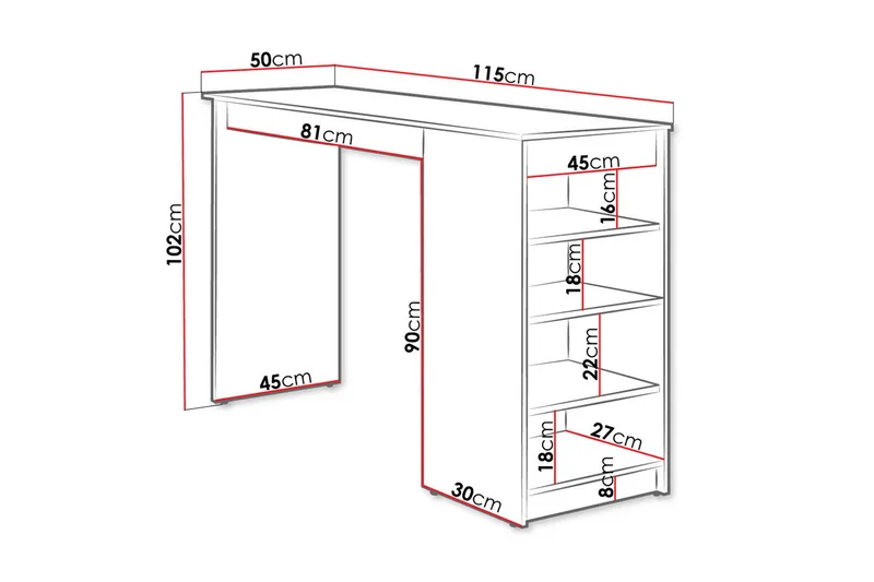 Torvik Barbord 50x115 cm - Beige - Products - Möbler - Bord & matgrupp - Barbord & ståbord