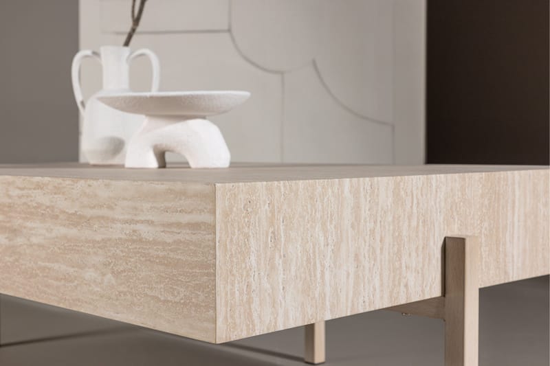 Vadholmen Soffbord 130x82 cm Rektangulär - Whitewash - Products - Möbler - Bord & matgrupp - Soffbord