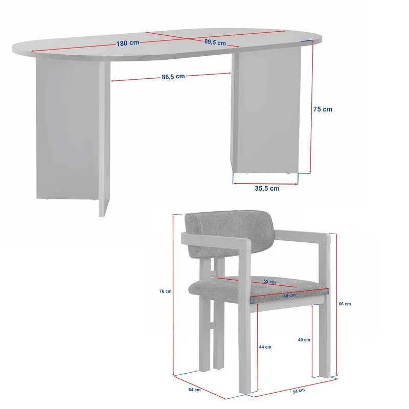 Vintar Matbord- och stolset 180x75x90 cm 7 delar - Milano Valnöt, Mörk valnöt, Brun - Products - Möbler - Bord & matgrupp - Matgrupp