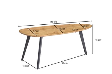 Willowdale Soffbord 110 cm - Brun/Svart - Products - Möbler - Bord & matgrupp - Soffbord