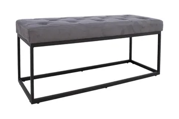 Brigite Bänk 100x35x47 cm Grå - Products - Möbler - Hallmöbler - Hallbänk