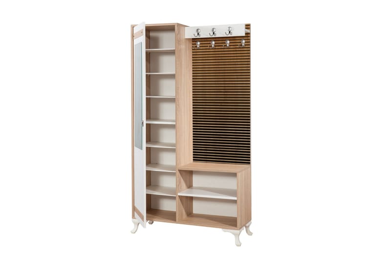 Brokind Klädförvaring 100 cm - Brun - Products - Möbler - Hallmöbler - Möbelset för hall & entre