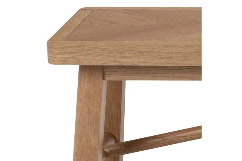 Galwa Sittbänk - Svart/Matt Ek - Products - Möbler - Hallmöbler - Hallbänk