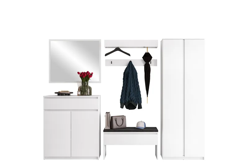 Simply Hallmöbelset, Vit
