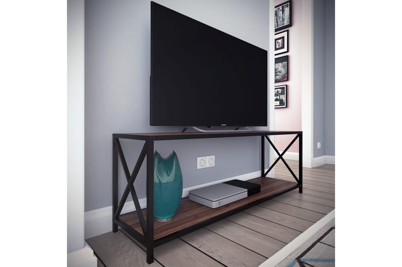 Andifli Tv-bänk 120x45,7 cm - Brun - Products - Möbler - TV- & Mediamöbler - TV bänk & mediabänk
