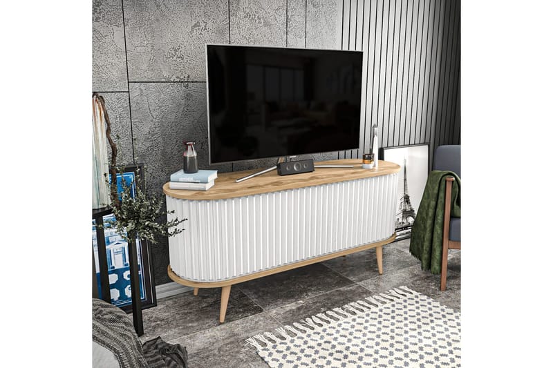 Andifli Tv-bänk 140x64 cm - Brun - Products - Möbler - TV- & Mediamöbler - TV bänk & mediabänk