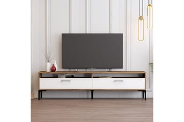 Brutorp Tv-bänk 180 cm - Valnöt/Vit - Products - Möbler - TV- & Mediamöbler - TV bänk & mediabänk